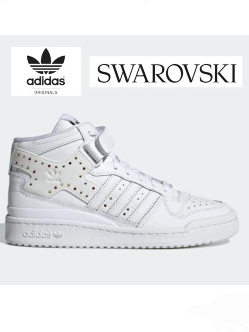 0036 FORUM MID SHOES Swarovski 8.5 (Women's)